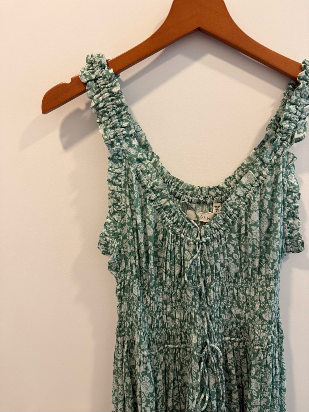 Doen emmaretta dress in peridot tea foil green XS - Picture 2 of 8
